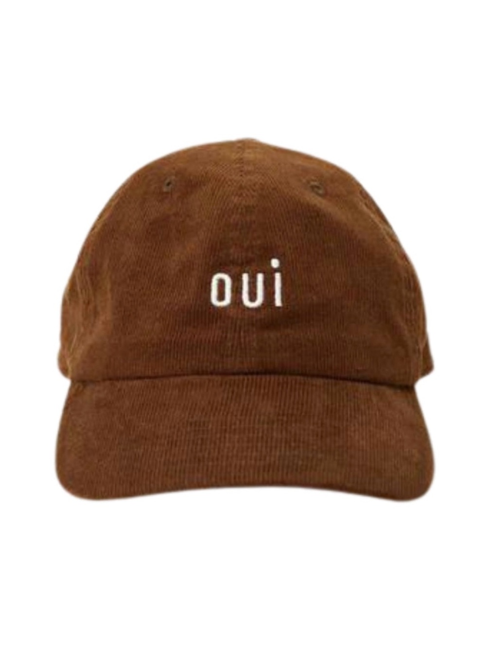 Clare V. Oui Corduroy Baseball Cap brown